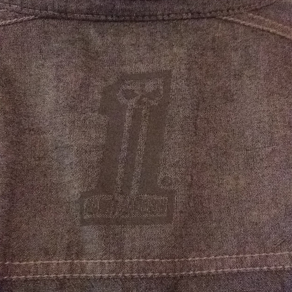 HARLEY Davidson mens denim long sleeve shirt - Picture 8 of 12